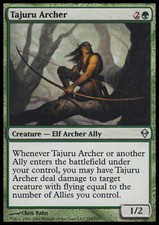 Magic the Gathering MTG Tajuru Archer (185) Zendikar   LP