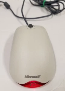 Microsoft Wheel Maus optisch USB kabelgebunden GETESTET X08-71118 weiß - Bild 1 von 9