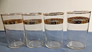 Libbey Glass Co. 4 x kurzer flacher Becher 4" - Bild 1 von 3