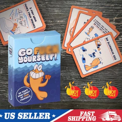 Go F**k Yourself The Adult Go Fish GaGN You've Always Wanted Hilarious Card - Image 1 of 4