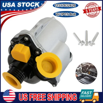 Electric Water Pump For 2007-2016 BMW 535i 335i 335is 135i 740i 640i 11517632426 - Image 1 of 4