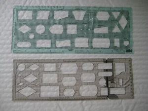 Vintage IBM Flow Chart Diagramming Template Lot GX20-8020-2 and 20-5884-4 READ - Zdjęcie 1 z 11