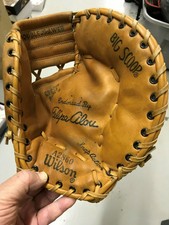 1950 WILSON A2860 FELIPE ALOU BIG SCOOP Snap Action 1st BASEMAN BASEBALL GLOVE
