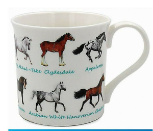 Horses Coffee / Tea Fine China Mug. Ideal gift. Gift Boxed