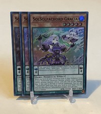 Yu-Gi-Oh! Ancient Guardians 3x SolSolfachord Gracia 1st Edition ANGU-EN018