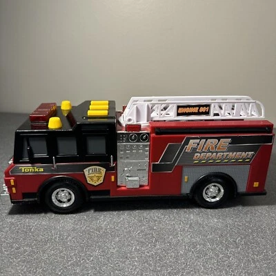 Hasbro Tonka Fire Truck 2014 #06265 - WORKS - Fire Engine Department Toy - Image 1 of 4