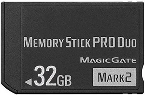 MS 32GB Memory Stick Pro Duo MARK2 for PSP 1000 2000 3000 Black - Picture 1 of 7