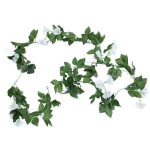 Artificial Morning Vine Hanging Wall Plant Garland Fake Garden Wall Fence4000 - Picture 1 of 8