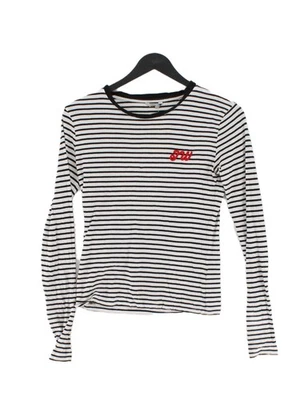 Jack Wills Women's Top UK 8 White 100% Cotton Basic - Image 1 of 4