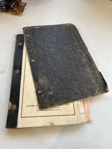 original 1931 Overhaul Manual for Kinner Airplane K-5 and B-5 engines - Bild 1 von 16