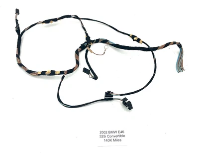 01-06 BMW E46 325Ci Convertible Trunk Lid Harness Connector Pigtail 8262029 OEM - Image 1 of 4