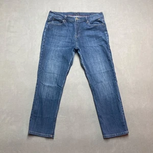 Tommy Hilfiger Jeans Womens 10 Blue Mid Rise Goshen Boyfriend Stretch Denim - Picture 1 of 11