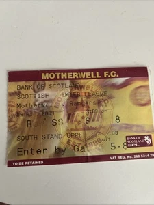 Motherwell V Rangers 4/4/04 2004 Match Programme - Picture 1 of 2