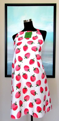 Delantal Kate Spade New York Verano Algodón Fresa Nuevo con Etiquetas Foto 1 de 4