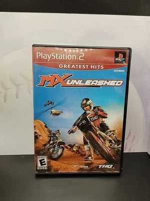 MX Unleashed (PlayStation 2 PS2) Black Label CIB  - Image 1 of 3