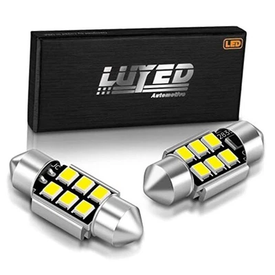  2 chipsets Super Bright 2835 6-EX sin errores 1,25 pulgadas DE3175 xenón blanco Foto 1 de 4