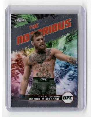 2024 Topps Chrome UFC - Conor McGregor AKA "The Notorious" Base - Image 1 of 2