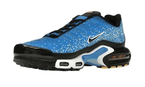 Nike Air Max Plus "Napoli" Lt Photo Blue/Black-White Größe UK 3,5 Neu im vollen Karton - Bild 1 von 9