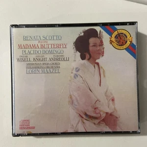 Renata Scotto Puccini Madama Butterfly CBS Recording 2 CD Set Lorin Maazel E1 - Foto 1 di 2