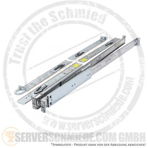 Kit rail rack 19" 1U Supermicro CSE-113 rails rack MCP-290-00063-0N sans vis - Photo 1/8