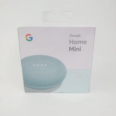 Google Home Mini GA00275-US Smart Speaker with Google Assistant - Aqua - Image 1 of 4