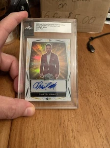 Tarjeta 2023 Chris Pratt Hoja Metal Whatnot Prismatic Blanca Auto Firmada Verdadera 1/1!! - Imagen 1 de 9