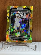 Jayden Reed - Michigan State - 2023 Prizm Draft Picks - GOLD ICE - RC - #145