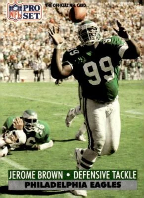 1991 Pro Set #614 Jerome Brown - Image 1 of 2
