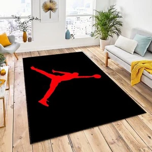 American Basketball Jupman, Legendman, Basketball Rug, Basketball Love Gift Rug - Picture 1 of 9