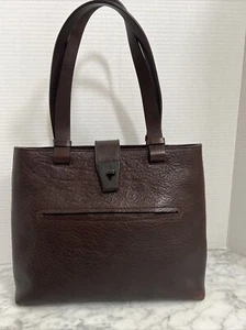 Gucci Pebbled Leather Pocket Tote Brown Tom Ford Gunmetal Hardware Turn Locket - Bild 1 von 21