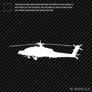 Calcomanía troquelada AH-64 Apache Pegatina Troquelada F4 monstruo militar helicóptero ataque ah64 - Imagen 1 de 4