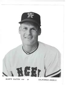 Marty Pattin California Angels 1960's 8x10 Vintage Team Issued Photo RH5 - Picture 1 of 1