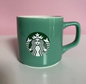 Starbucks 2021 Siren Logo 11oz Coffee Mug Cup in Aqua Teal Seafoam Green - Bild 1 von 5