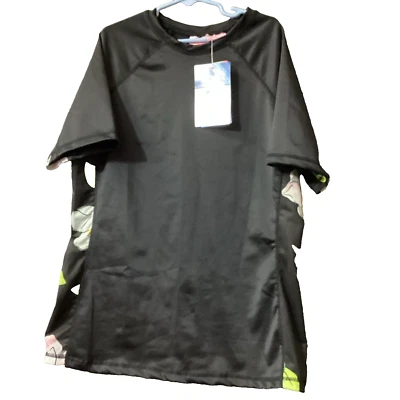 Kanu Surf Black Rash Guard Shirt Top Women's Size Small Darren Style #6496 - Image 1 of 4
