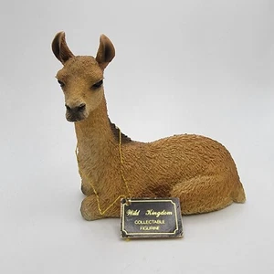 Wild Kingdom Llama Figurine 5"W x 4"H Collectible Figurine With Tag - Picture 1 of 5