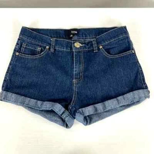HYPE Womens Jean Shorts Dark Wash Size 9 - Picture 1 of 8