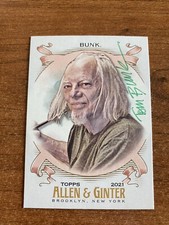 Tom Bunk Cartoonist 2021 Topps Allen & Ginter Autograph Signed Card #250