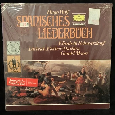 WOLF, HUGO Spanisches Liederbuch - Schwarzkopf Fischer-Dieskau DG ST 2LP SEALED - Image 1 of 4