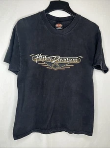 Men’s Vintage Large 1999 Salt Lake City, Utah Harley Davidson T-shirt W/Defects - Picture 1 of 13