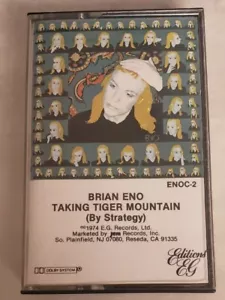 Brian Eno Taking Tiger Mountain By Strategy Cassette Tape 1974 ENOC-2 ED. EG - Foto 1 di 7