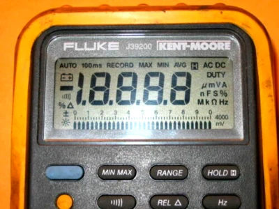 Fluke 87 Repair Kit for faded Display Digits. There is NO LCD GLASS INCLUDED ! - Image 1 of 3