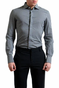Dsquared2 Tailor Dean Classic Shirt Men's Multi-Color Plaid Shirt US XS S M - Picture 1 of 4
