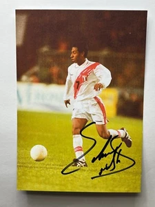 Autograph NOLBERTO SOLANO-National Team PERU-Newcastle-Sporting Cristal-signed - Picture 1 of 2