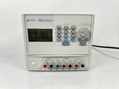 HP/Agilent/Keysight U8031A Triple Output DC Power Supply 0-30V, 6A / 5V, 3A - Image 1 of 4