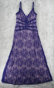 Vestido Tadashi Soji Para Mujer 16 Dutton Correa Encaje Vestido Nupcial Evento Línea A Cremallera Nuevo - Imagen 1 de 16