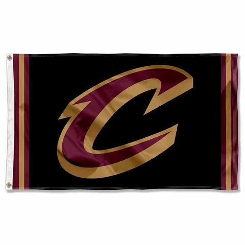 Cleveland Cavaliers Black Grommet Flag Cover