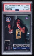 1995 BBM Pro Wrestling 1997 2nd Printing Cactus Jack #123 PSA 10 GEM MT