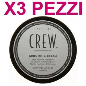 Crema Per Capelli Tenuta Forte AMERICAN CREW Grooming Cream 85gr 3 Pezzi - Imagen 1 de 1