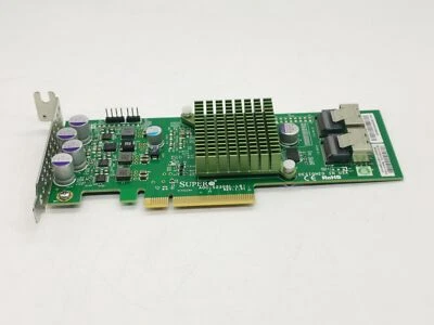Supermicro AOC-S2308L-L8i 6Gbps SAS HBA FW: LSI 9207-8I P20 IT Mode FreeNAS - Image 1 of 4