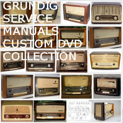 Grundig Radio Manuales de Servicio Esquemas Propietarios ¡Enorme Mega Colección PDF DVD!! Foto 1 de 4